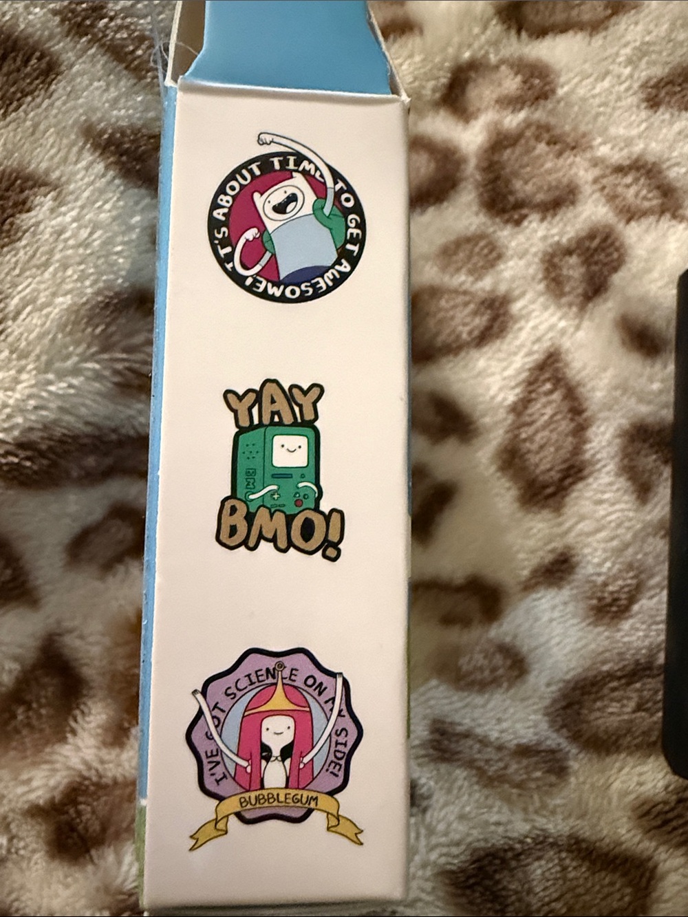 Adventure Time yellow Jake Bacon Pancakes Enamel Pin with teal and red accents - Picture 4 of 4